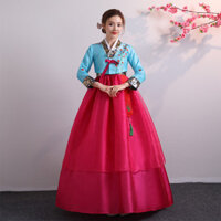 Hanbok Trang Phục Hàn Quốc Trang Phục Truyền Thống Hàn Quốc Nữ Thêu Trang Phục Tòa Án Trang Phục Cưới Trang Phục Dự Tiệc 4 Màu