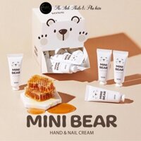 "Hand Cream 20pcs - Kiss New York Pro ": Bộ sản phẩm Kem dưỡng da tay Mini Bear Hand cream Cho làn da trắng sáng