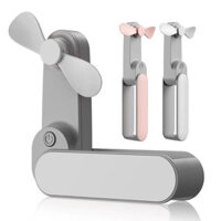 Handheld Mini Fan USB Charging Low Noise Folding Large Air Volume Portable Fan for Outdoor