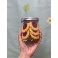 [Handmade] Bánh quy sữa nhân mứt dâu ít ngọt 280gr