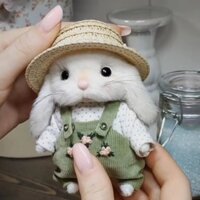 Handmade Dễ Thương Peter Thỏ Teddy Bunny 14cm Ngày Lễ Quà Tặng Sang Trọng Búp Bê Thỏ Người Làm Vườn Thành Phẩm