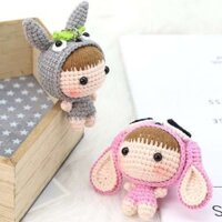 Handmade diy Chất Liệu Gói Sữa Cotton Đan Bé Len Móc Búp Bê Búp Bê Chất Liệu Gói Quà Tặng Ngày Lễ Tình Nhân tww2.27