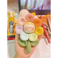 [HANDMADE] Em bé Mochi hoa siêu cưng bằng len 😍