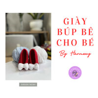 [Handmade] Giày Búp Bê Bằng Len Cho Bé Gái từ 1-12 Tháng Tuổi | HARMONY