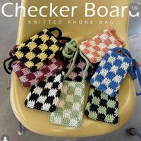 [HANDMADE] GINGHAM BAG - TÚI LEN ĐỰNG ĐIỆN THOẠI