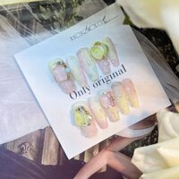 [handmade] Keo Dán Móng Tay Giả Màu Sắc Ngọt Ngào Có Thể Tái Sử Dụng Và Tháo Rời