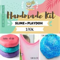 Handmade Kit | Bộ dụng cụ làm Slime dẻo và Play dough cho bé