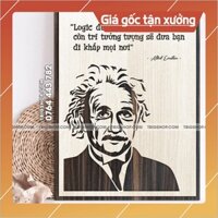 [HANDMADE] Mẫu tranh - Mã 044 "Logic đưa bạn đi từ a đến b còn trí tưởng tượng sẽ đưa bạn đi khắp mọi nơi"