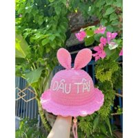 [HANDMADE] Mũ móc len thêu tên cho bé 😍