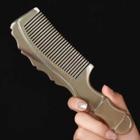 Handmade Tự Nhiên Trâu Sừng Lược Răng Mịn Chống Tĩnh Điện Detangling Đầu Chăm Sóc Tóc Da Đầu Dụng Cụ Massage Cho Gia Đình Du Lịch Sử Dụng