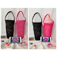 Handmade - Túi đựng ly Starbuck Handmade thủ công cho ly Bling hoặc ly cao dung tích 709ml (24OZ) [Hàng sẵn + Ảnh thật]