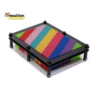 Handprint Tranh Kim 3D Khuôn Tay Trẻ Em Quà Tặng Nhựa Đồ Chơi Cảm Giác Kim Palm Board Điêu Khắc Pin Đồ Chơi Dễ Dàng Lắp Đặt Dễ Dàng Sử Dụng A