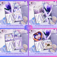 Haneso Set Quà Tặng Hoa Lavender Oải Hương Ý Nghĩa Sinh Nhật Valentine Người Yêu 8-3 Phụ Nữ Vợ Mẹ Chị Em Bạn Gái Cô Giáo
