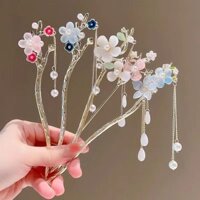 Hanfu Bước Lắc Kẹp Tóc Cổ Mới Phong Cách Trung Quốc Kẹp Tóc Phụ Kiện Tóc Cô Gái Sofa Kẹp Tóc Mũ Đội Đầu Tấm Kẹp Tóc