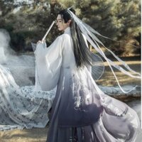 Hanfu gió nam trong hệ thống ban đầu của Hanfu nam nguyên bản Phong cách Trung Quốc Jin Made Hanfu Knight Trang phục cổ xưa Cổ chữ thập Eo Wei Jin Phong cách nam Phù hợp với