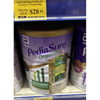Hàng air 4/26 Sữa Pediasure Úc Organic 800g Úc