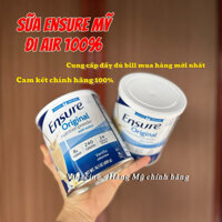 [HÀNG AIR, BILL US] Sữa bột Ensure Mỹ Original Nutrition Powder 400g của Mỹ
