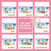 [HÀNG AIR - ĐỦ BILL] Sữa chua Nestle Pháp vị hoa quả cho bé từ 6 tháng tuổi (4x90g)