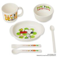 [Hàng air] Set/Bộ bát ăn dặm Richell Snoopy cho bé SY-1