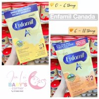 [HÀNG AIR] SỮA ENFAMIL A+ CANADA SỐ 1, SỐ 2 DATE MỚI 2024