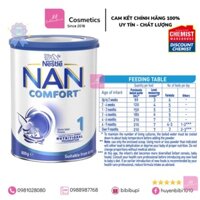 [Hàng Air] Sữa Nan Comfort 800g Úc đủ số 1 2 3