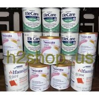 [Hàng Air] Sữa Neocate- Elecare - Alfamino dành cho trẻ dị ứng hàng xt Mỹ