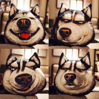 Hàng Bán Chạy Miễn Phí Giao Hàng Miễn Phí Gối Tựa Lưng Văn Phòng Hình Chú Chó Husky Erha Cỡ Lớn