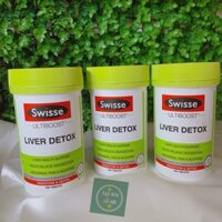 [Hàng Bay Air] Viên Uốg Thải Độc Gan Swisse Liver Detox 200 viên