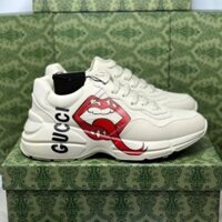 [Hàng Best] Giày Sneaker G.C thể thao nam nữ, Giày _gucci rhyton hình môi đỏ hàng full box, bill