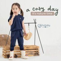 Hãng Bu Baby Bộ Quần Áo Gile Có Mũ Terry