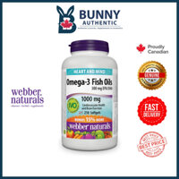 [Hàng Canada] Viên uống Webber Naturals Omega-3 từ dầu cá, 1000mg, 210 viên | Bunny Authentic