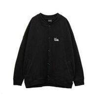 HÀNG CAO CẤP -  Áo Khoác Nỉ Bông Cardigan PUPPY LAZY 07.07 Unisex - Hàng Cao C - ĐEN,Size XL