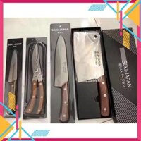 [HÀNG CAO CẤP] Bộ Dao Kéo 4 Món SEKI Nhật Bản Siêu Bền Đẹp Bằng Thép Không Gỉ