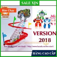 HÀNG CAO CẤP - Bộ đồ chơi đua xe oto Poli - Xe trượt cầu thang Poli
