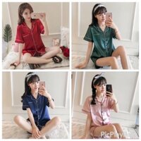 Hàng cao cấp - Bộ ngủ pijama lụa siêu đẹp cho bạn gái