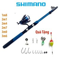 [Hàng Cao Cấp] Cần câu máy Shimano, đủ kích cỡ tặng kèm máy câu và phụ kiện đầy đủ