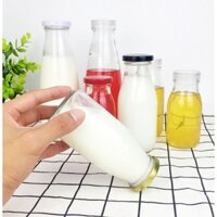[HÀNG CAO CẤP] Combo 10 Chai Thủy Tinh Đựng Sữa Hạt | Thực Phẩm ( 200ML)