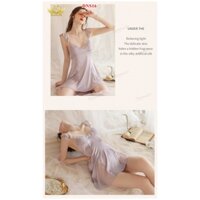 {HÀNG CAO CẤP} Đầm ngủ ôm hở lưng gợi cảm FREESIZE {DNS16}