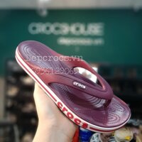 (Hàng cao cấp) Dép kẹp crocs baya nam nữ, dép xỏ ngón cross nam nữ  viền chữ bảng màu 1 - Crocs house CAN