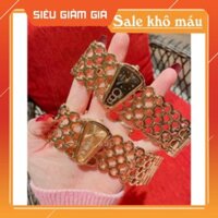 [Hàng cao cấp] Đồng hồ nữ GE23 dáng kiềng vàng cao cấp sang trọng