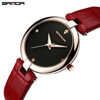 [HÀNG CAO CẤP] Đồng hồ nữ SANDA Nhật Bản P196 - Đính Kim Cương Nhân Tạo