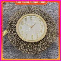 [HÀNG CAO CẤP] Đồng Hồ Treo Tường, Tranh Sắt Trang Trí Decor, MÃ Dh016 Hươu Khung Tròn Họa Tiết Cao Cấp