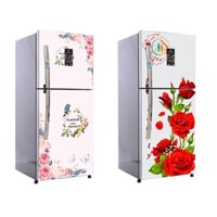 {HÀNG CAO CẤP GIÁ RẺ} DECAL DÁN TỦ LẠNH MẪU HÓA 2023