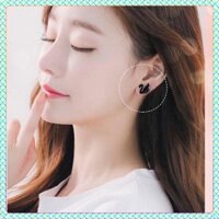 [HÀNG CAO CẤP] Hoa Tai Nữ, Bông Tai Titan Không Han Gỉ, Siêu Bền Màu - Mẫu Thiên Nga Đen Sang Chảnh  BT123