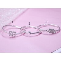 [Hàng cao cấp] Lắc tay bạc ta thật - Lắc tay bạc kiềng cứng chân - LTB00075 -Trang sức bạc DNJ