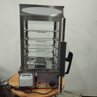 HÀNG CAO CẤP - Máy Tủ Lò Hấp Bánh Bao Giữ Nhiệt Nóng Trưng Bày 5 Tầng Mini Tự Động Để Bàn