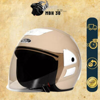 (HÀNG CAO CẤP) Mũ Bảo Hiểm 3/4 Đầu GRO Helmet VO Có Kính, Kiểu Dáng Honda Trẻ Trung Cho Nam Và Nữ