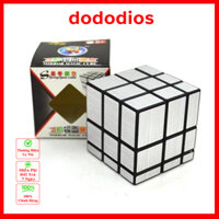 HÀNG CAO CẤP - NANO TRÁNG GƯƠNG Rubik Biến Thể Mirror Cube 3x3, Rubic Gương Có Chọn Màu dododios - Bạc - 5.7 x 5.7 x 5.7 cm