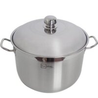 ⭐[Hàng Cao Cấp]⭐ Nồi luộc gà 3 đáy inox 430 FiveStar Standard bếp từ nắp inox N36-3D tặng 2 vá canh ( 36cm )
