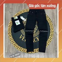 [Hàng Cao Cấp] Quần Jean Nam,Jean Dài Nam Co Giãn Cao Cấp,Thêu Logo Cao Cấp, Khóa Kéo Ngay Gối [Chụp Thật 100%]